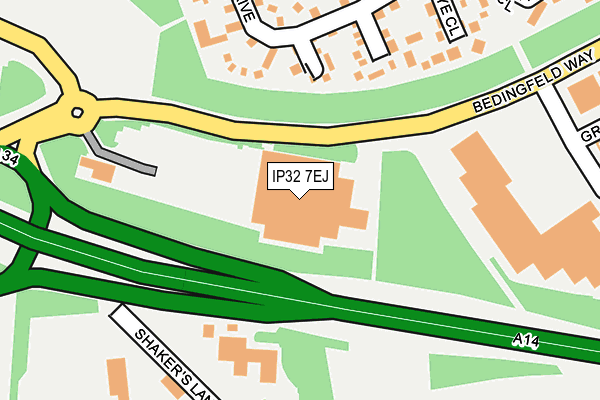 IP32 7EJ map - OS OpenMap – Local (Ordnance Survey) IP32 7EJ map - OS OpenMap – Local (Ordnance Survey)
