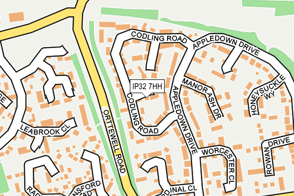 IP32 7HH map - OS OpenMap – Local (Ordnance Survey) IP32 7HH map - OS OpenMap – Local (Ordnance Survey)