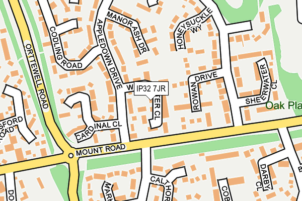 IP32 7JR map - OS OpenMap – Local (Ordnance Survey) IP32 7JR map - OS OpenMap – Local (Ordnance Survey)