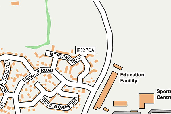 IP32 7QA map - OS OpenMap – Local (Ordnance Survey) IP32 7QA map - OS OpenMap – Local (Ordnance Survey)
