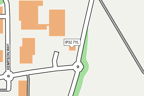 IP32 7YL map - OS OpenMap – Local (Ordnance Survey) IP32 7YL map - OS OpenMap – Local (Ordnance Survey)