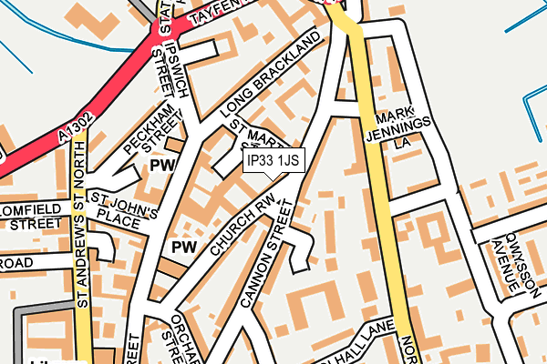 IP33 1JS map - OS OpenMap – Local (Ordnance Survey) IP33 1JS map - OS OpenMap – Local (Ordnance Survey)
