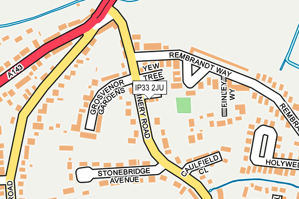 IP33 2JU map - OS OpenMap – Local (Ordnance Survey) IP33 2JU map - OS OpenMap – Local (Ordnance Survey)