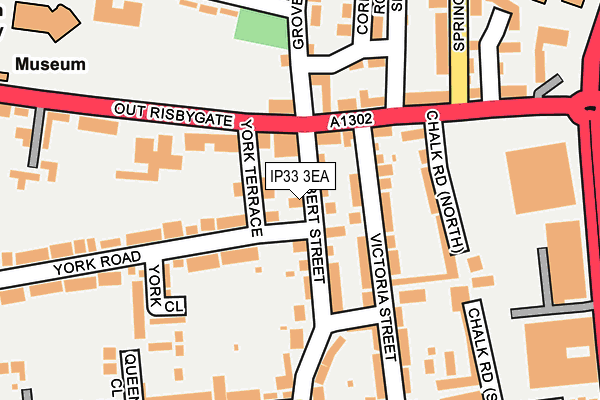 IP33 3EA map - OS OpenMap – Local (Ordnance Survey) IP33 3EA map - OS OpenMap – Local (Ordnance Survey)