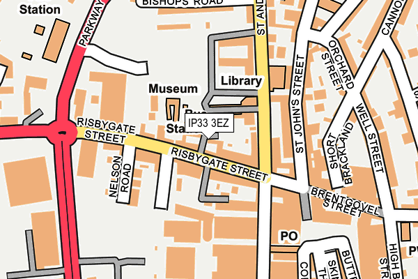 IP33 3EZ map - OS OpenMap – Local (Ordnance Survey) IP33 3EZ map - OS OpenMap – Local (Ordnance Survey)