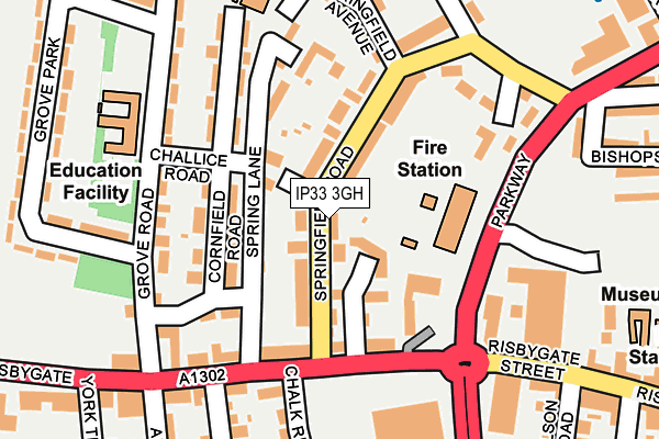 IP33 3GH map - OS OpenMap – Local (Ordnance Survey) IP33 3GH map - OS OpenMap – Local (Ordnance Survey)