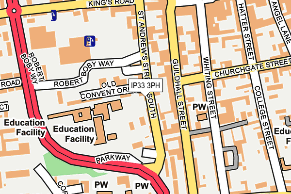 IP33 3PH map - OS OpenMap – Local (Ordnance Survey) IP33 3PH map - OS OpenMap – Local (Ordnance Survey)