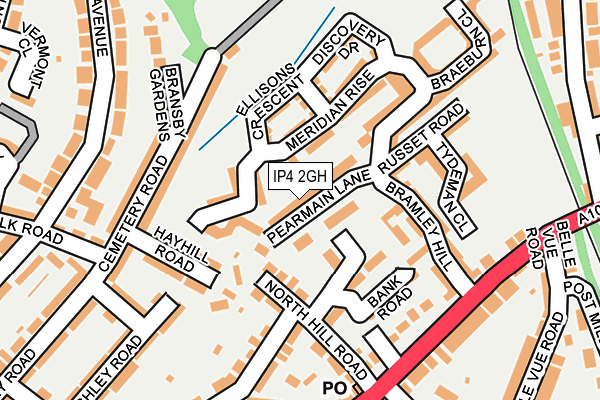 IP4 2GH map - OS OpenMap – Local (Ordnance Survey) IP4 2GH map - OS OpenMap – Local (Ordnance Survey)