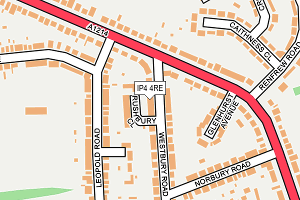 IP4 4RE map - OS OpenMap – Local (Ordnance Survey) IP4 4RE map - OS OpenMap – Local (Ordnance Survey)