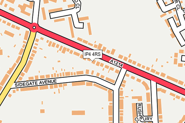 IP4 4RS map - OS OpenMap – Local (Ordnance Survey) IP4 4RS map - OS OpenMap – Local (Ordnance Survey)