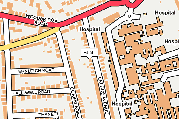 IP4 5LJ map - OS OpenMap – Local (Ordnance Survey) IP4 5LJ map - OS OpenMap – Local (Ordnance Survey)