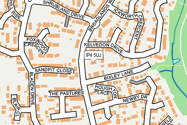 IP4 5UJ map - OS OpenMap – Local (Ordnance Survey) IP4 5UJ map - OS OpenMap – Local (Ordnance Survey)