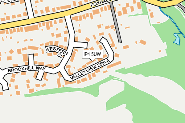 IP4 5UW map - OS OpenMap – Local (Ordnance Survey) IP4 5UW map - OS OpenMap – Local (Ordnance Survey)