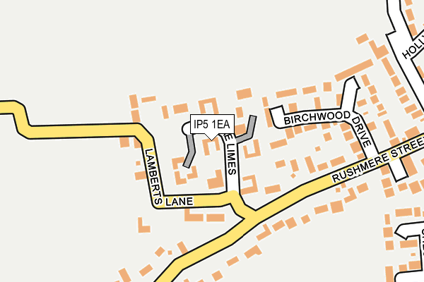 IP5 1EA map - OS OpenMap – Local (Ordnance Survey) IP5 1EA map - OS OpenMap – Local (Ordnance Survey)