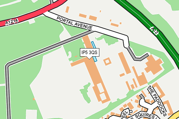IP5 3QS map - OS OpenMap – Local (Ordnance Survey) IP5 3QS map - OS OpenMap – Local (Ordnance Survey)