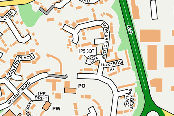 IP5 3QT map - OS OpenMap – Local (Ordnance Survey) IP5 3QT map - OS OpenMap – Local (Ordnance Survey)