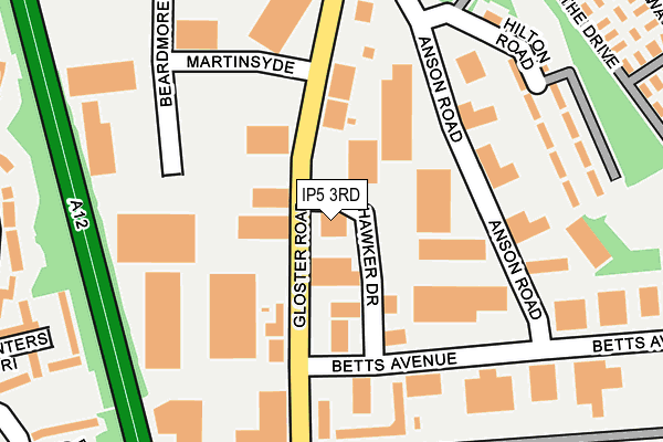 IP5 3RD map - OS OpenMap – Local (Ordnance Survey) IP5 3RD map - OS OpenMap – Local (Ordnance Survey)