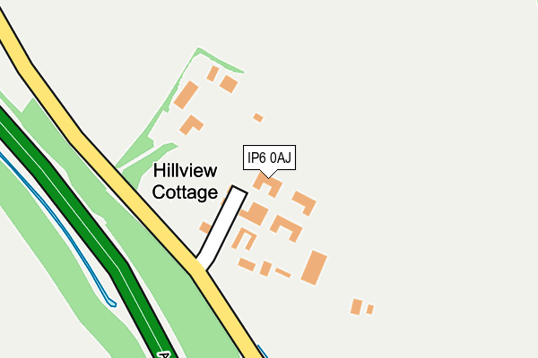IP6 0AJ map - OS OpenMap – Local (Ordnance Survey) IP6 0AJ map - OS OpenMap – Local (Ordnance Survey)