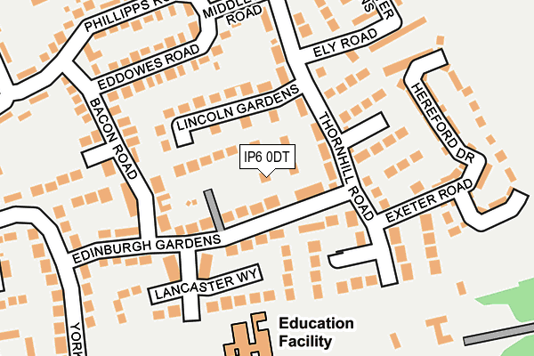 IP6 0DT map - OS OpenMap – Local (Ordnance Survey) IP6 0DT map - OS OpenMap – Local (Ordnance Survey)