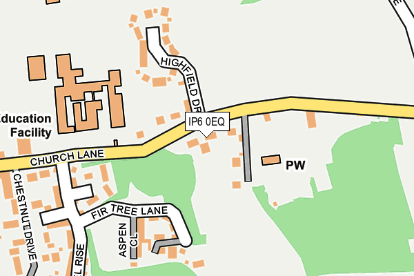 IP6 0EQ map - OS OpenMap – Local (Ordnance Survey) IP6 0EQ map - OS OpenMap – Local (Ordnance Survey)