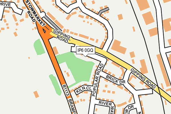 IP6 0GQ map - OS OpenMap – Local (Ordnance Survey) IP6 0GQ map - OS OpenMap – Local (Ordnance Survey)