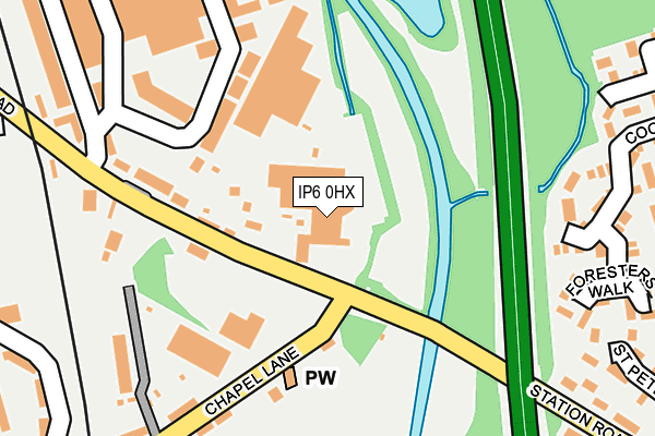 IP6 0HX map - OS OpenMap – Local (Ordnance Survey) IP6 0HX map - OS OpenMap – Local (Ordnance Survey)