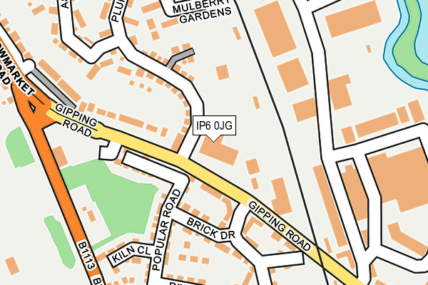 IP6 0JG map - OS OpenMap – Local (Ordnance Survey) IP6 0JG map - OS OpenMap – Local (Ordnance Survey)