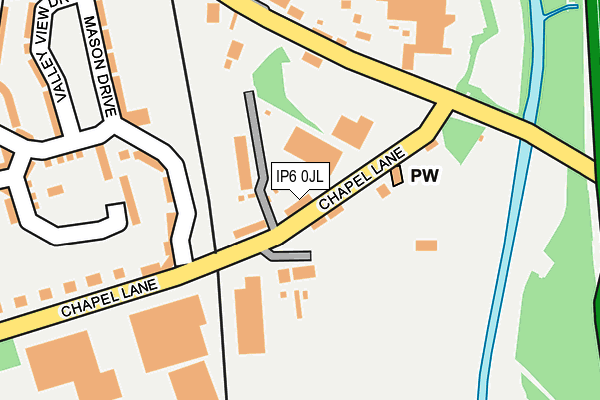 IP6 0JL map - OS OpenMap – Local (Ordnance Survey) IP6 0JL map - OS OpenMap – Local (Ordnance Survey)