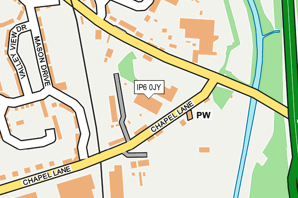 IP6 0JY map - OS OpenMap – Local (Ordnance Survey) IP6 0JY map - OS OpenMap – Local (Ordnance Survey)