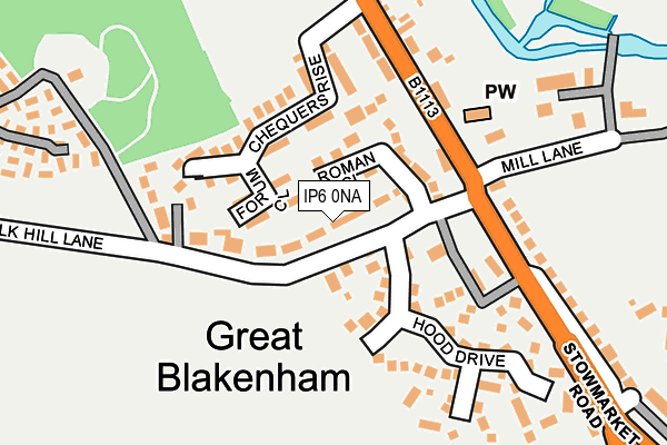 IP6 0NA map - OS OpenMap – Local (Ordnance Survey) IP6 0NA map - OS OpenMap – Local (Ordnance Survey)
