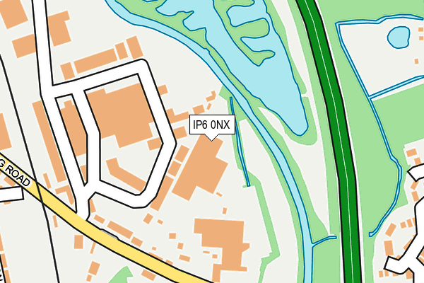 IP6 0NX map - OS OpenMap – Local (Ordnance Survey) IP6 0NX map - OS OpenMap – Local (Ordnance Survey)