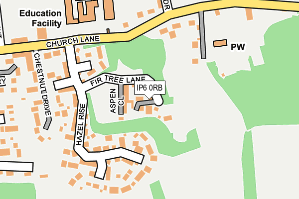 IP6 0RB map - OS OpenMap – Local (Ordnance Survey) IP6 0RB map - OS OpenMap – Local (Ordnance Survey)