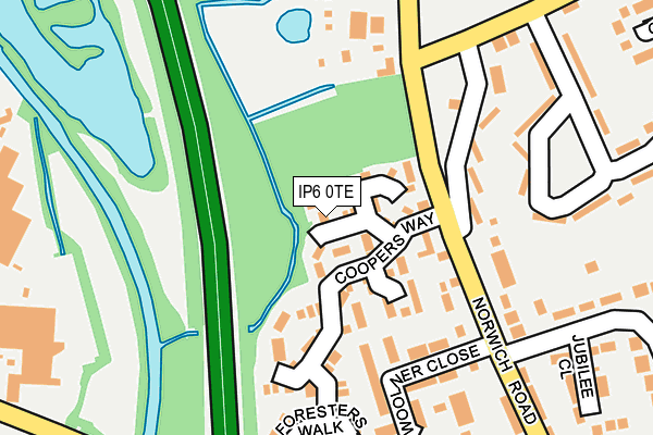IP6 0TE map - OS OpenMap – Local (Ordnance Survey) IP6 0TE map - OS OpenMap – Local (Ordnance Survey)