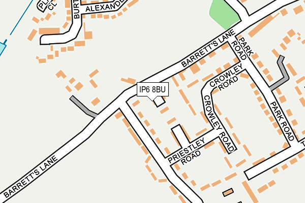 IP6 8BU map - OS OpenMap – Local (Ordnance Survey) IP6 8BU map - OS OpenMap – Local (Ordnance Survey)
