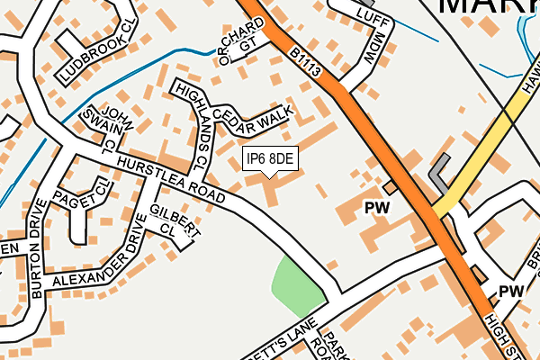 IP6 8DE map - OS OpenMap – Local (Ordnance Survey) IP6 8DE map - OS OpenMap – Local (Ordnance Survey)
