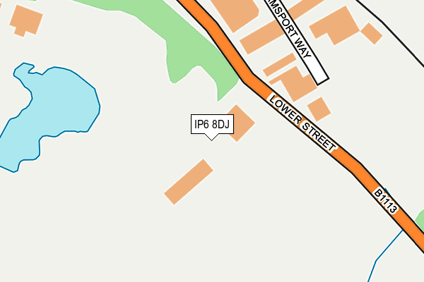 IP6 8DJ map - OS OpenMap – Local (Ordnance Survey) IP6 8DJ map - OS OpenMap – Local (Ordnance Survey)