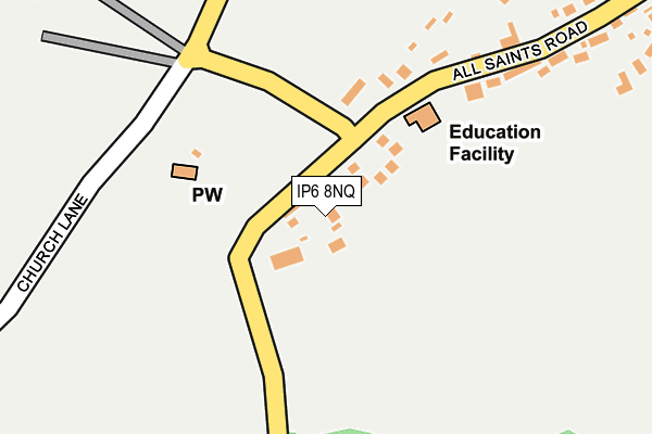IP6 8NQ map - OS OpenMap – Local (Ordnance Survey) IP6 8NQ map - OS OpenMap – Local (Ordnance Survey)