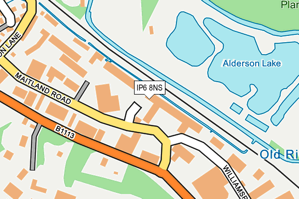IP6 8NS map - OS OpenMap – Local (Ordnance Survey) IP6 8NS map - OS OpenMap – Local (Ordnance Survey)