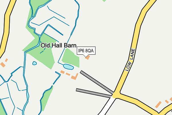 IP6 8QA map - OS OpenMap – Local (Ordnance Survey) IP6 8QA map - OS OpenMap – Local (Ordnance Survey)