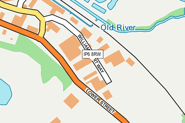 IP6 8RW map - OS OpenMap – Local (Ordnance Survey) IP6 8RW map - OS OpenMap – Local (Ordnance Survey)