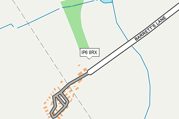 IP6 8RX map - OS OpenMap – Local (Ordnance Survey) IP6 8RX map - OS OpenMap – Local (Ordnance Survey)