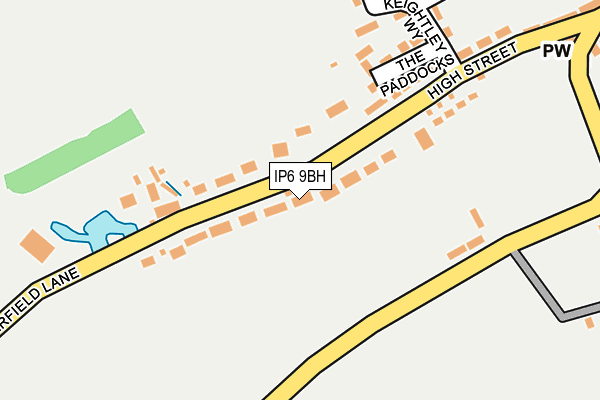 IP6 9BH map - OS OpenMap – Local (Ordnance Survey) IP6 9BH map - OS OpenMap – Local (Ordnance Survey)