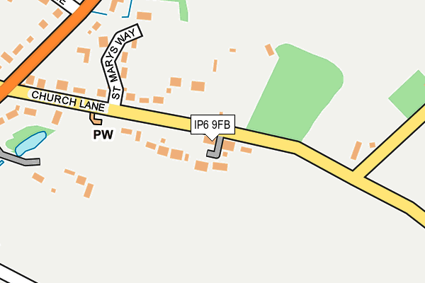 IP6 9FB map - OS OpenMap – Local (Ordnance Survey) IP6 9FB map - OS OpenMap – Local (Ordnance Survey)