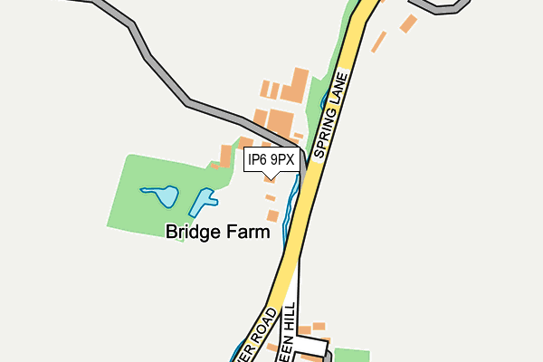 IP6 9PX map - OS OpenMap – Local (Ordnance Survey) IP6 9PX map - OS OpenMap – Local (Ordnance Survey)