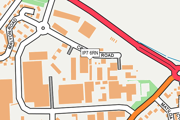 IP7 6RN map - OS OpenMap – Local (Ordnance Survey) IP7 6RN map - OS OpenMap – Local (Ordnance Survey)