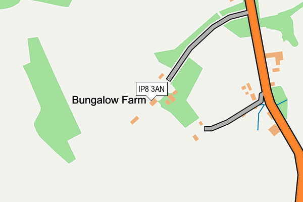 IP8 3AN map - OS OpenMap – Local (Ordnance Survey) IP8 3AN map - OS OpenMap – Local (Ordnance Survey)