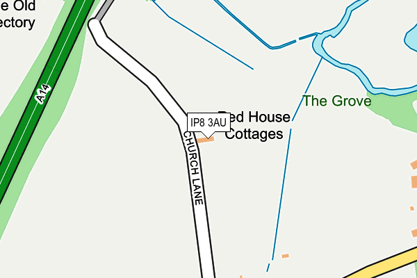 IP8 3AU map - OS OpenMap – Local (Ordnance Survey) IP8 3AU map - OS OpenMap – Local (Ordnance Survey)