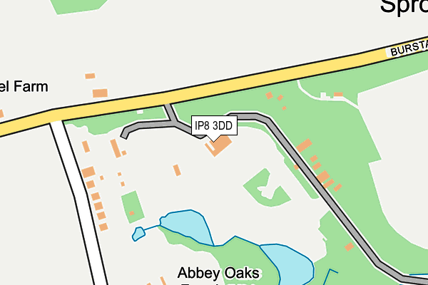 IP8 3DD map - OS OpenMap – Local (Ordnance Survey) IP8 3DD map - OS OpenMap – Local (Ordnance Survey)