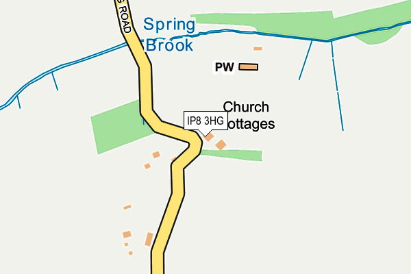 IP8 3HG map - OS OpenMap – Local (Ordnance Survey) IP8 3HG map - OS OpenMap – Local (Ordnance Survey)