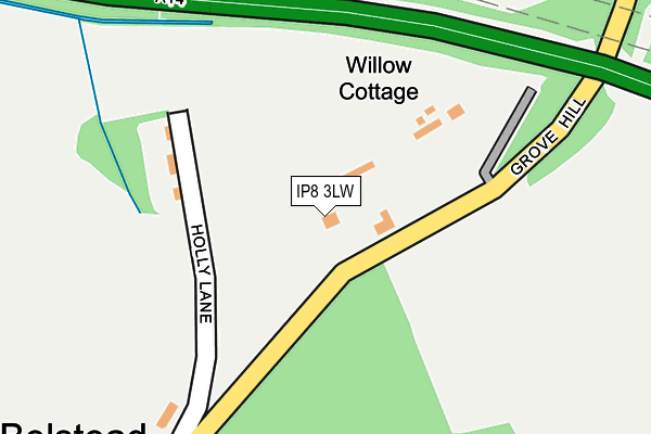 IP8 3LW map - OS OpenMap – Local (Ordnance Survey) IP8 3LW map - OS OpenMap – Local (Ordnance Survey)